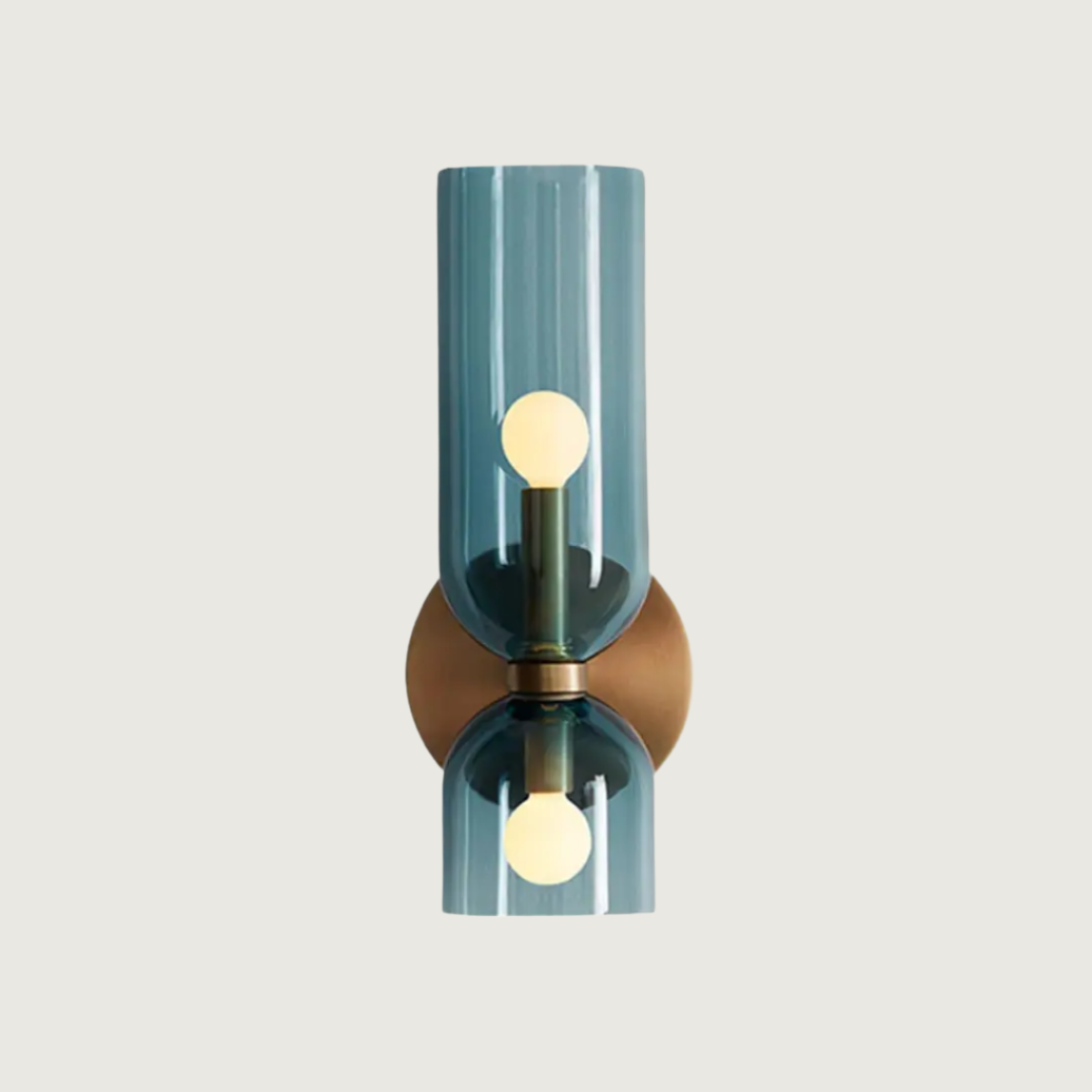 Glazen Wandlamp met Elegante Afwerking voor Slaapkamer en Woonkamer 0