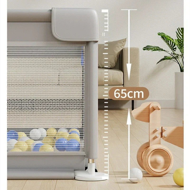 Grote Baby- en Peuterbox met Zachte Panelen en Interactieve Indeling voor Veilig Spelen 4