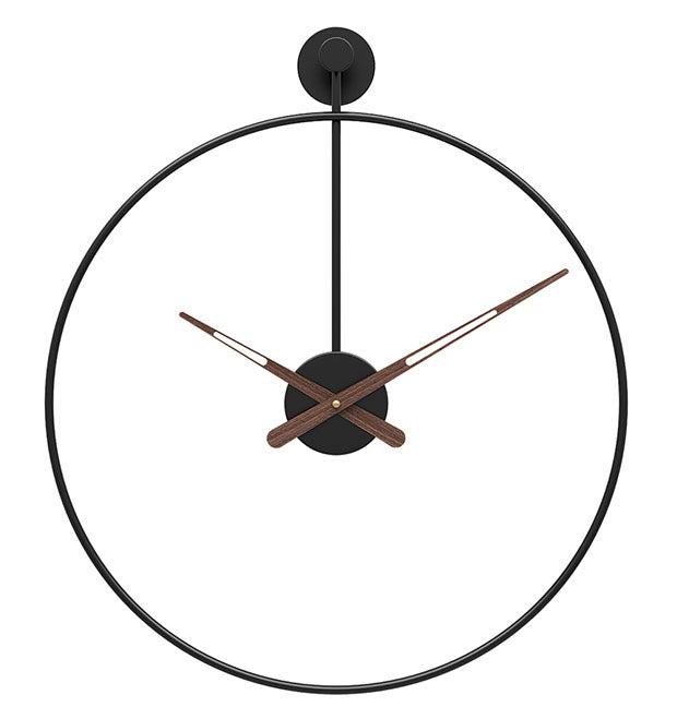 Grote Wandklok Metaal 40 cm – Minimalistisch Modern Design
