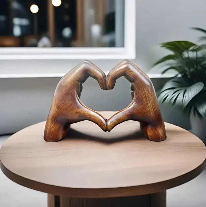 Handgemaakt Hart Ornament voor Interieurdecoratie als Symbool van Liefde
