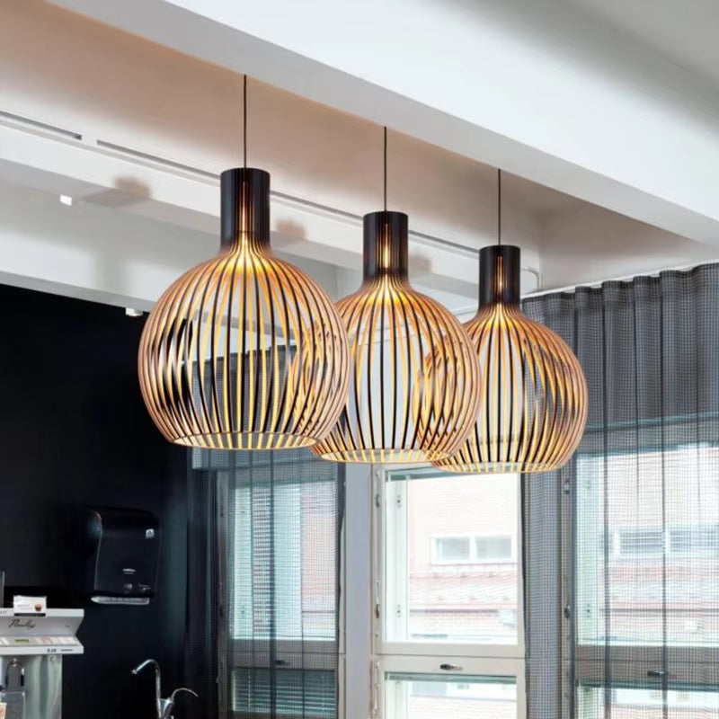 Handgeweven Bambus Hanglamp voor Woonkamer en Eetkamer - Natuurlijke Pendelleuchte met Moderne Afwerking 0