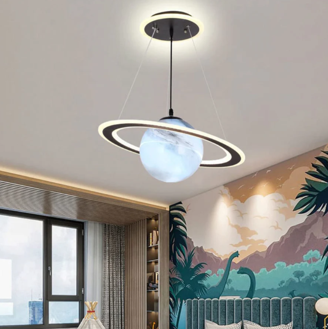 Hanglamp Astronaut LED voor Kinderkamer – Creatieve Ruimteverlichting met Energiezuinige LED 0