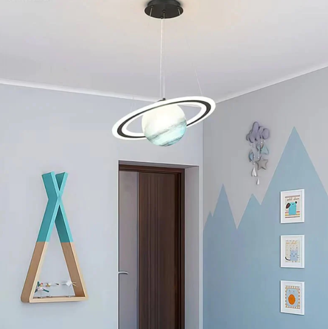 Hanglamp Astronaut LED voor Kinderkamer – Creatieve Ruimteverlichting met Energiezuinige LED 5