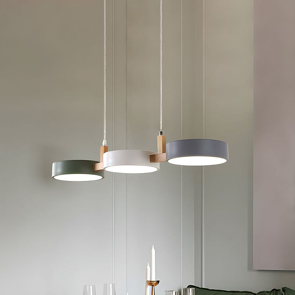 Hanglamp Eettafel met Cilindervorm en Houten Accenten voor Woonkamer 5