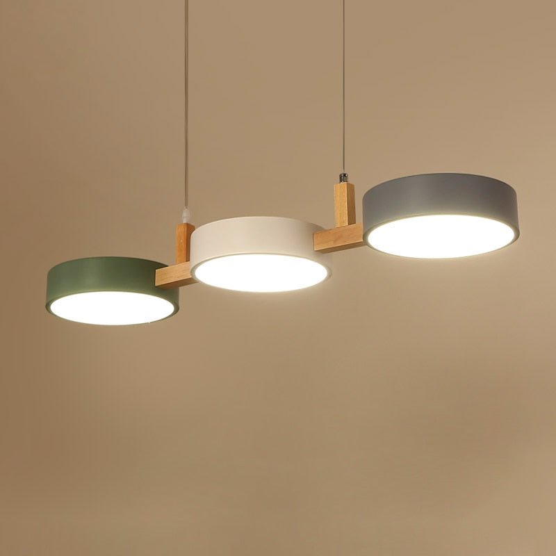 Hanglamp Eettafel met Cilindervorm en Houten Accenten voor Woonkamer 6