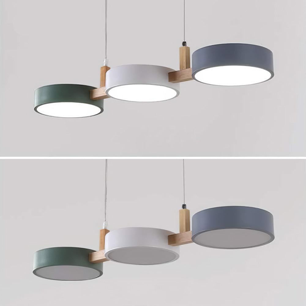 Hanglamp Eettafel met Cilindervorm en Houten Accenten voor Woonkamer 7