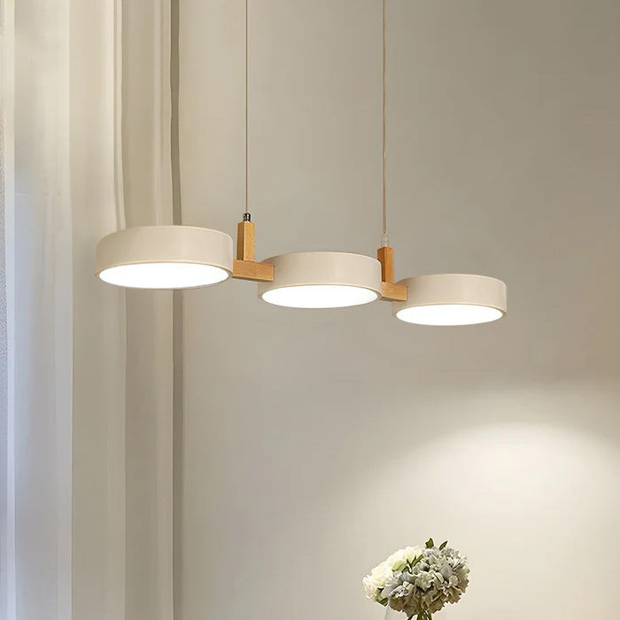 Hanglamp Eettafel met Cilindervorm en Houten Accenten voor Woonkamer 9