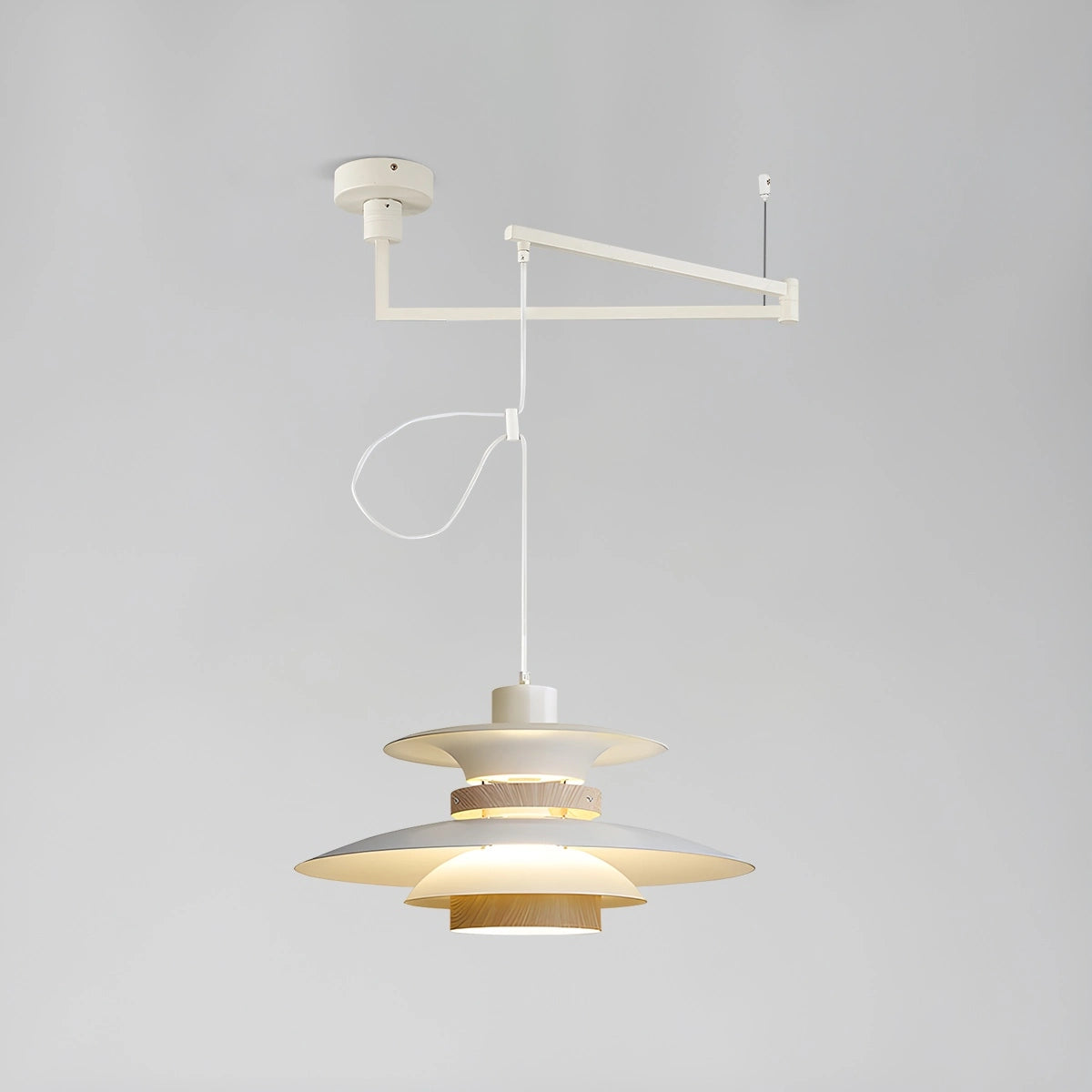 Hanglamp Eettafel met Modern UFO-Design en Verstelbare Hoogte 13
