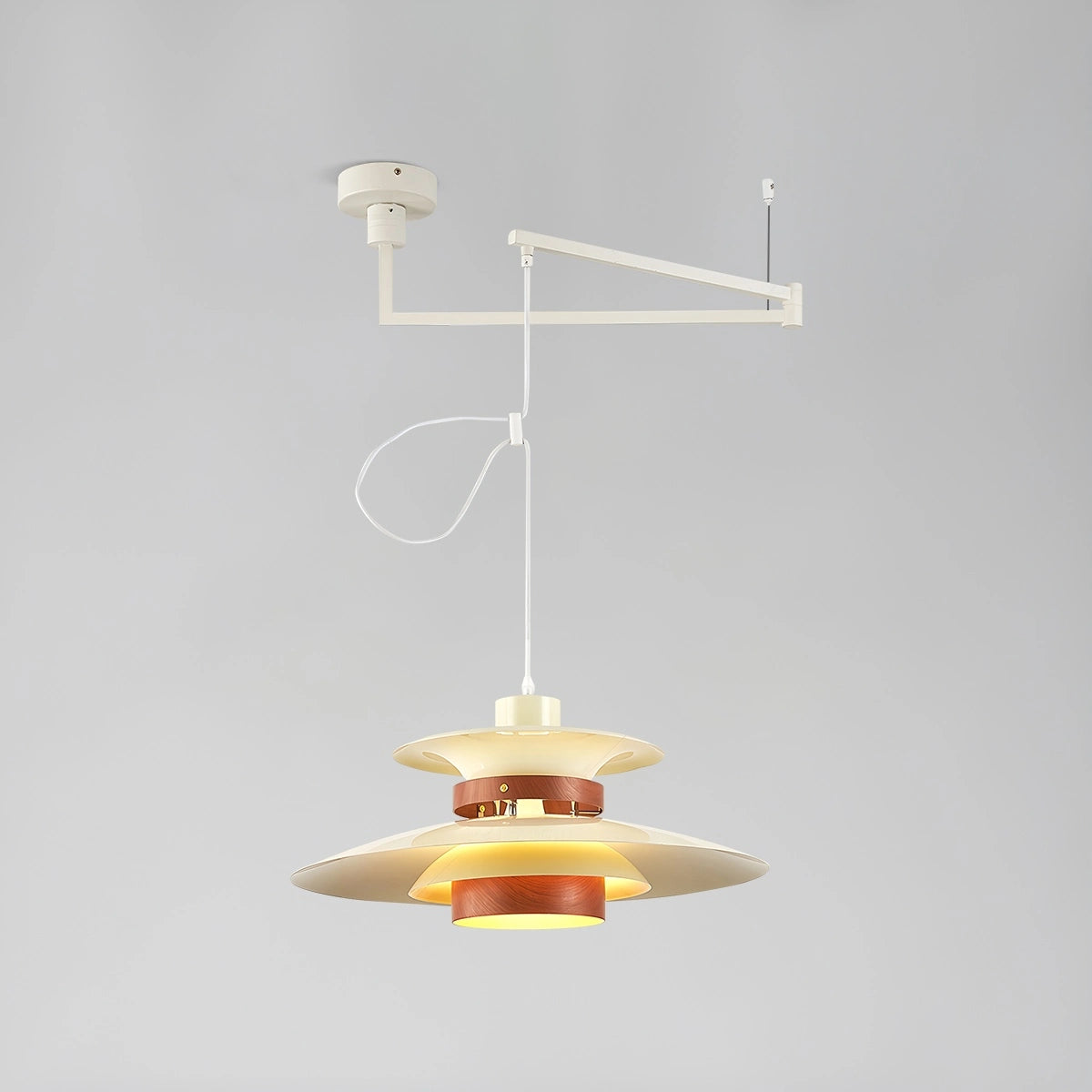 Hanglamp Eettafel met Modern UFO-Design en Verstelbare Hoogte 14
