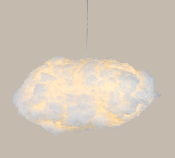 Hanglamp Wolkenvorm van Katoen – Zacht Licht voor Slaapkamer en Kinderen