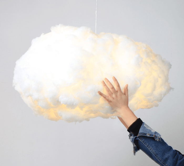 Hanglamp Wolkenvorm van Katoen – Zacht Licht voor Slaapkamer en Kinderen 3