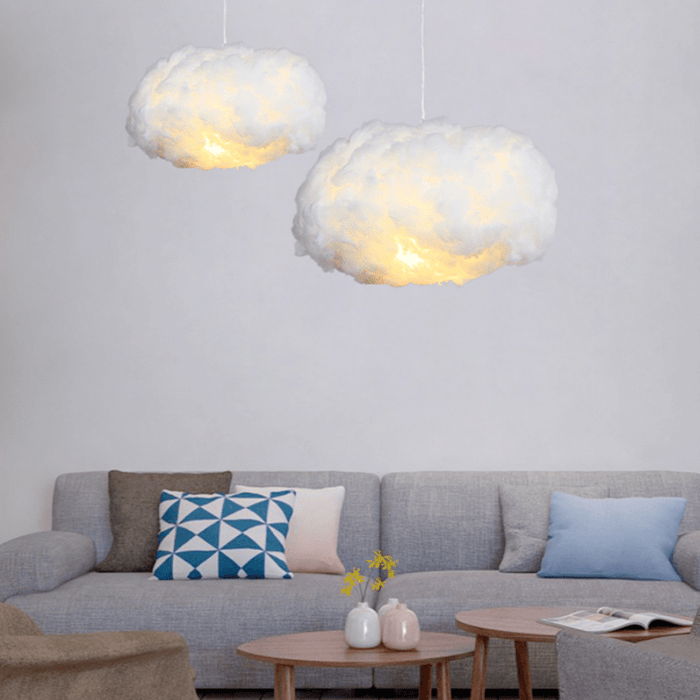 Hanglamp Wolkenvorm van Katoen – Zacht Licht voor Slaapkamer en Kinderen 7