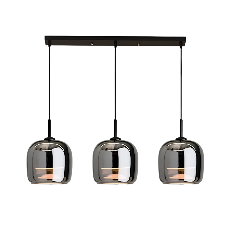 Hanglamp Zwart van Glas voor Eettafel – Elegante Woonkamer Lamp met Moderne Stijl 9