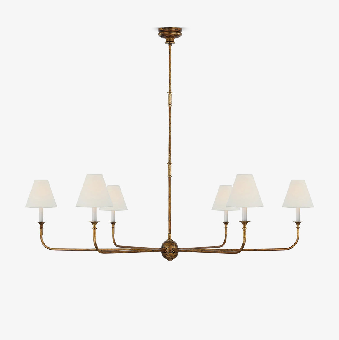 Hanglamp met Elegante Kaarsen en Taps Toelopende Lampenkappen voor Woonkamer en Eetkamer 1