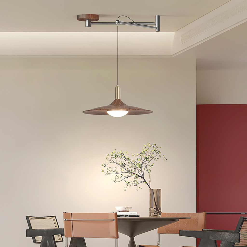 Hanglamp met Verstelbare Zwenkarm en Dimbare LED voor Eettafel en Slaapkamer 2