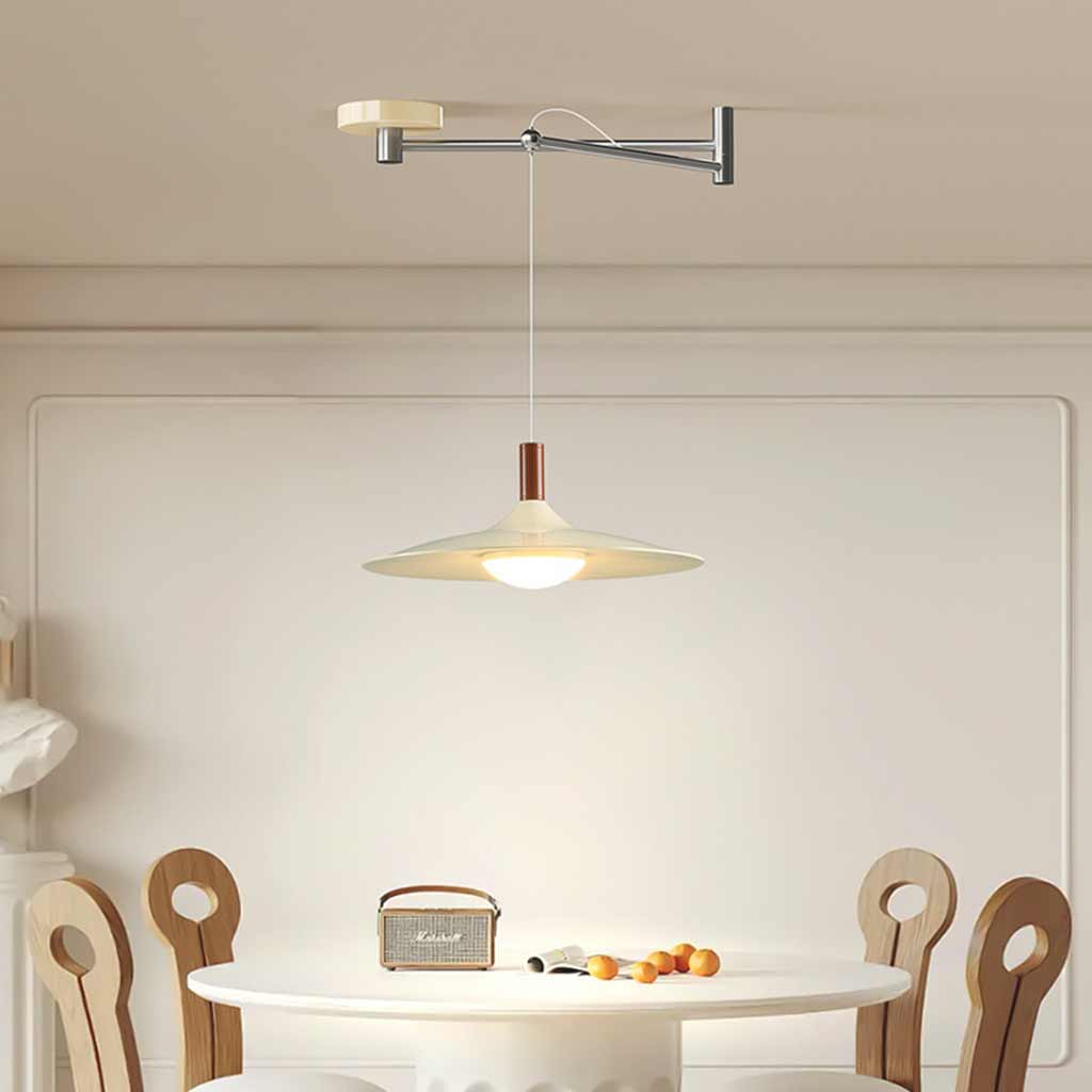 Hanglamp met Verstelbare Zwenkarm en Dimbare LED voor Eettafel en Slaapkamer 3