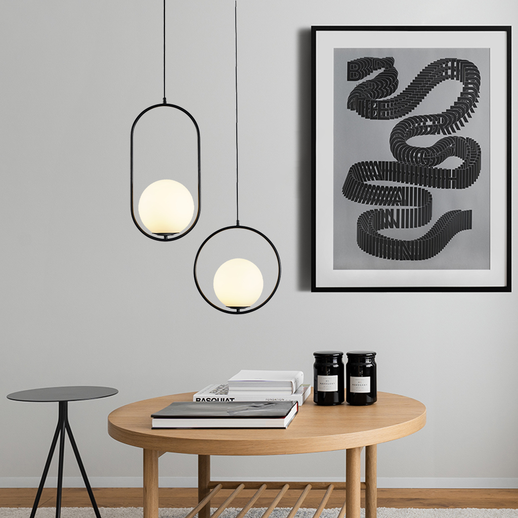 Hanglamp van Gebogen Messing voor Woonkamer en Eetkamer – Elegante Industriele Hanglamp 1