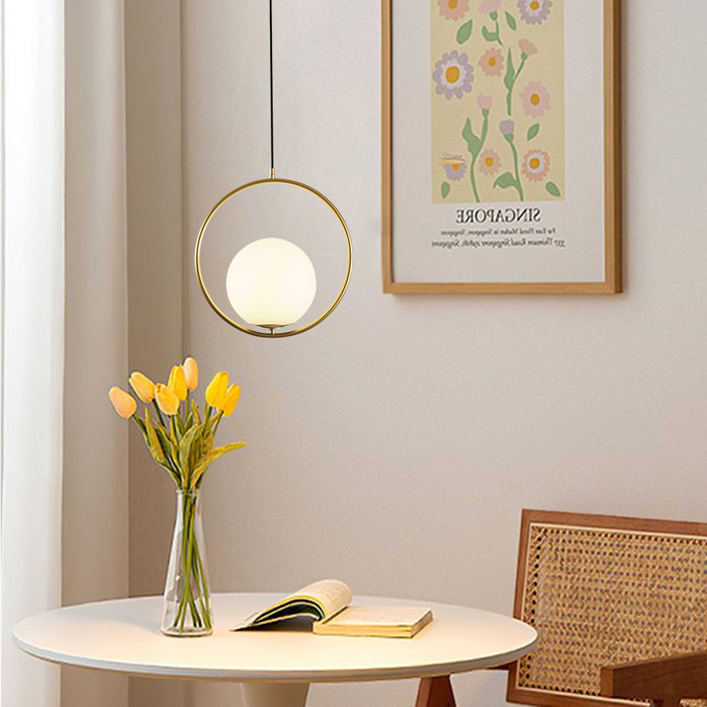 Hanglamp van Gebogen Messing voor Woonkamer en Eetkamer – Elegante Industriele Hanglamp 6