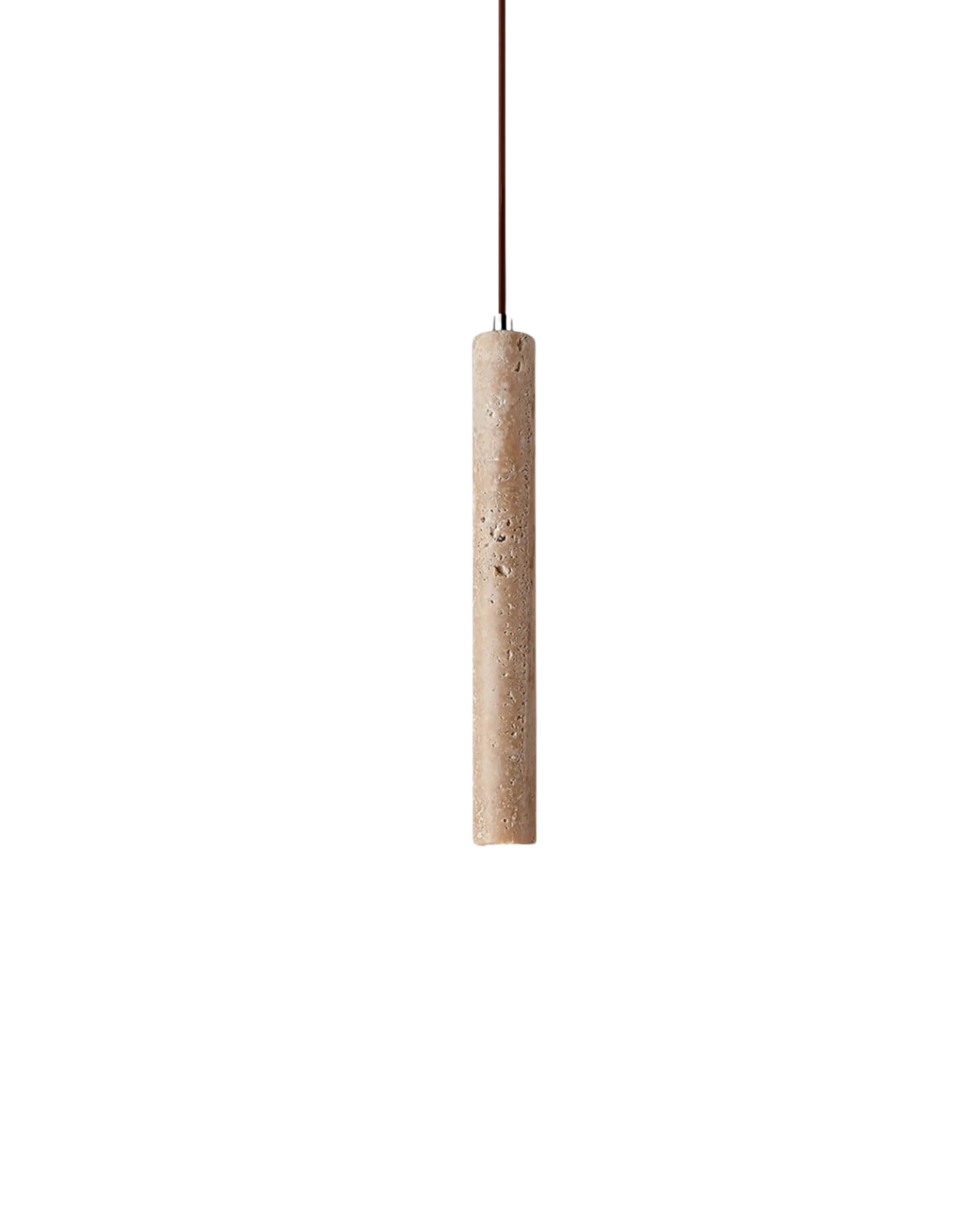 Hanglamp van Travertijn voor Eettafel en Woonkamer – Tijdloos Japandi Design 0