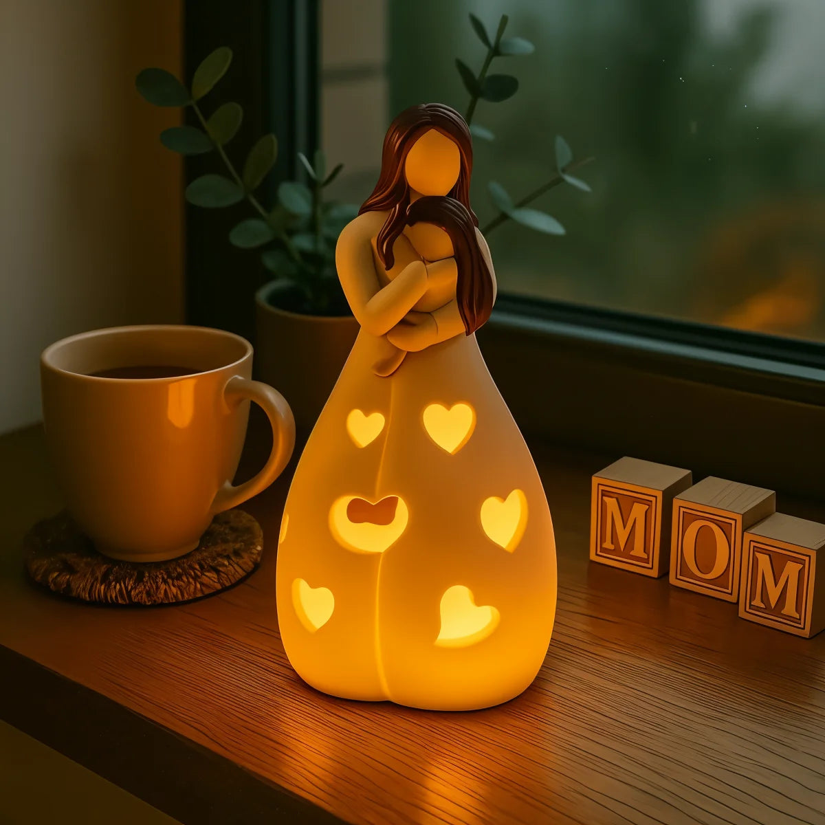 Hart van Mama Sfeerlamp – Warme LED Verlichting Default