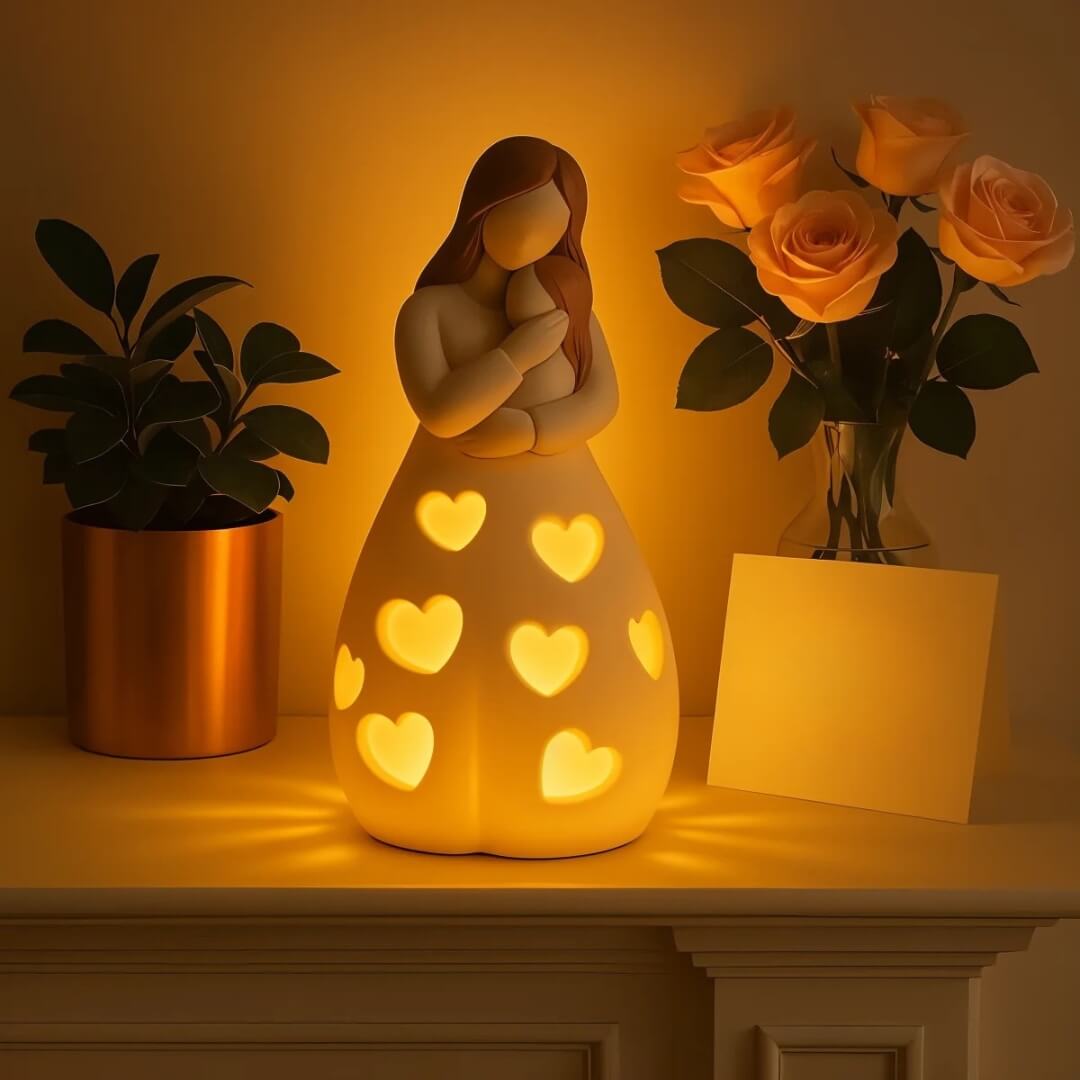 Hart van Mama Sfeerlamp – Warme LED Verlichting