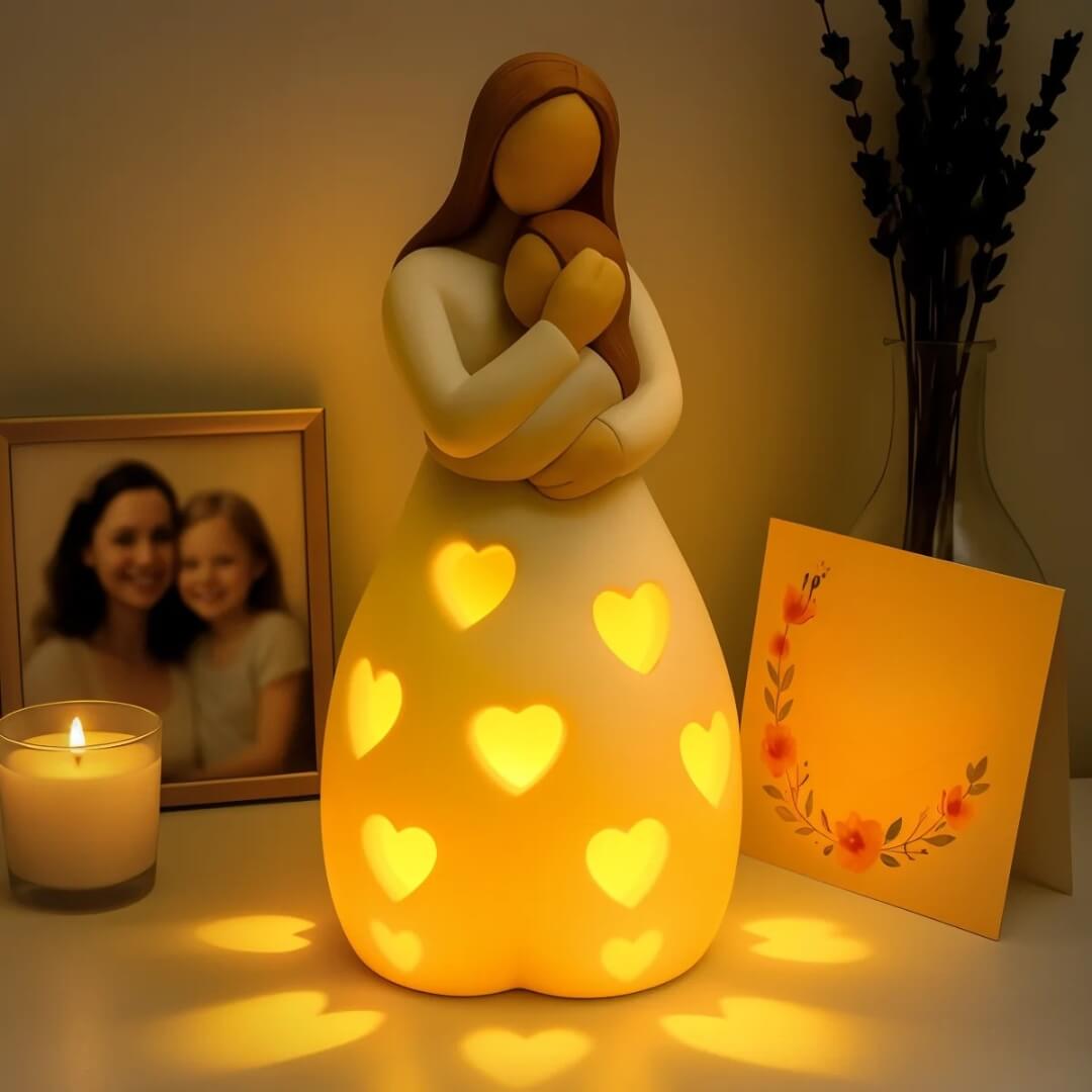 Hart van Mama Sfeerlamp – Warme LED Verlichting