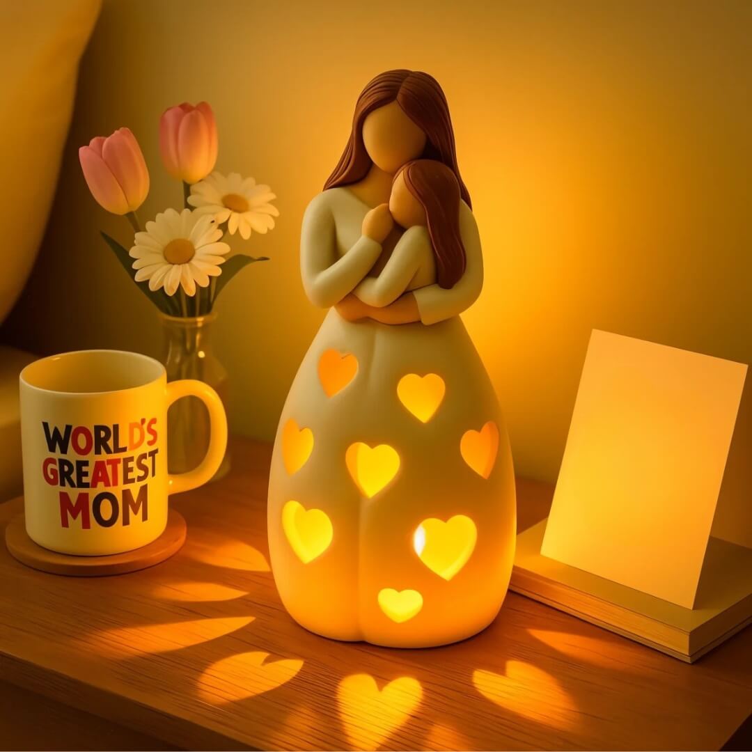 Hart van Mama Sfeerlamp – Warme LED Verlichting