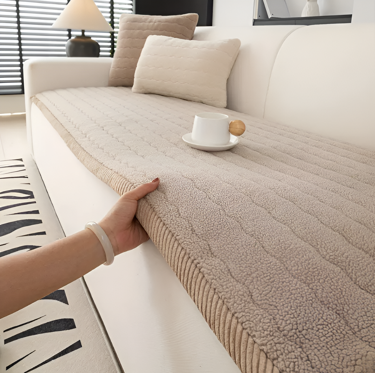 Honden- en Kattenvriendelijke Sofabezug met Rutschfest Design en Comfort 5