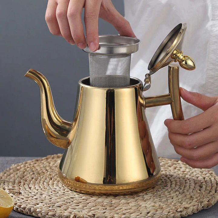 Inductieketel van Roestvrij Staal met Filter voor Snel Koken en Modern Ontwerp 1