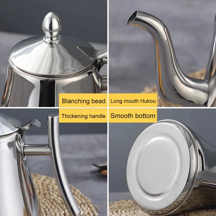 Inductieketel van Roestvrij Staal met Filter voor Snel Koken en Modern Ontwerp 4