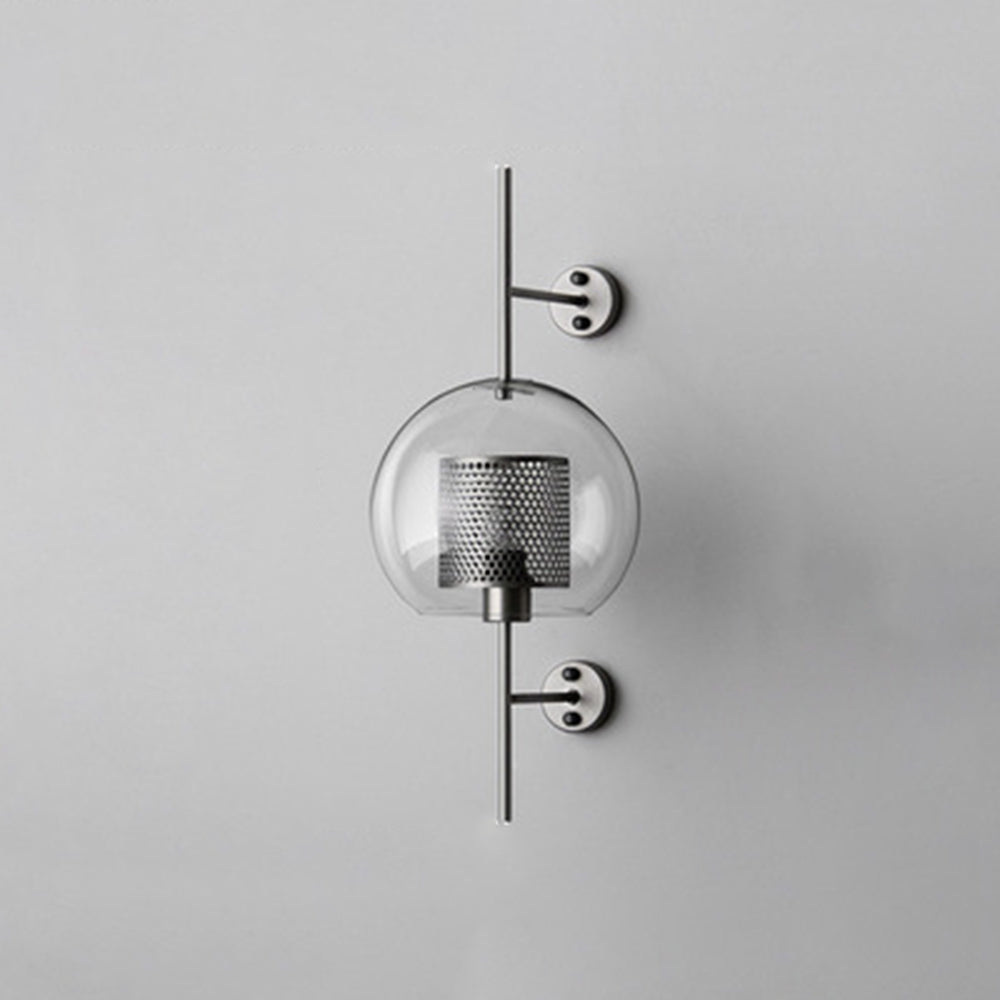 Industriële Geometrische Wandlamp van Glas en Metaal met LED Verlichting voor Binnengebruik 10