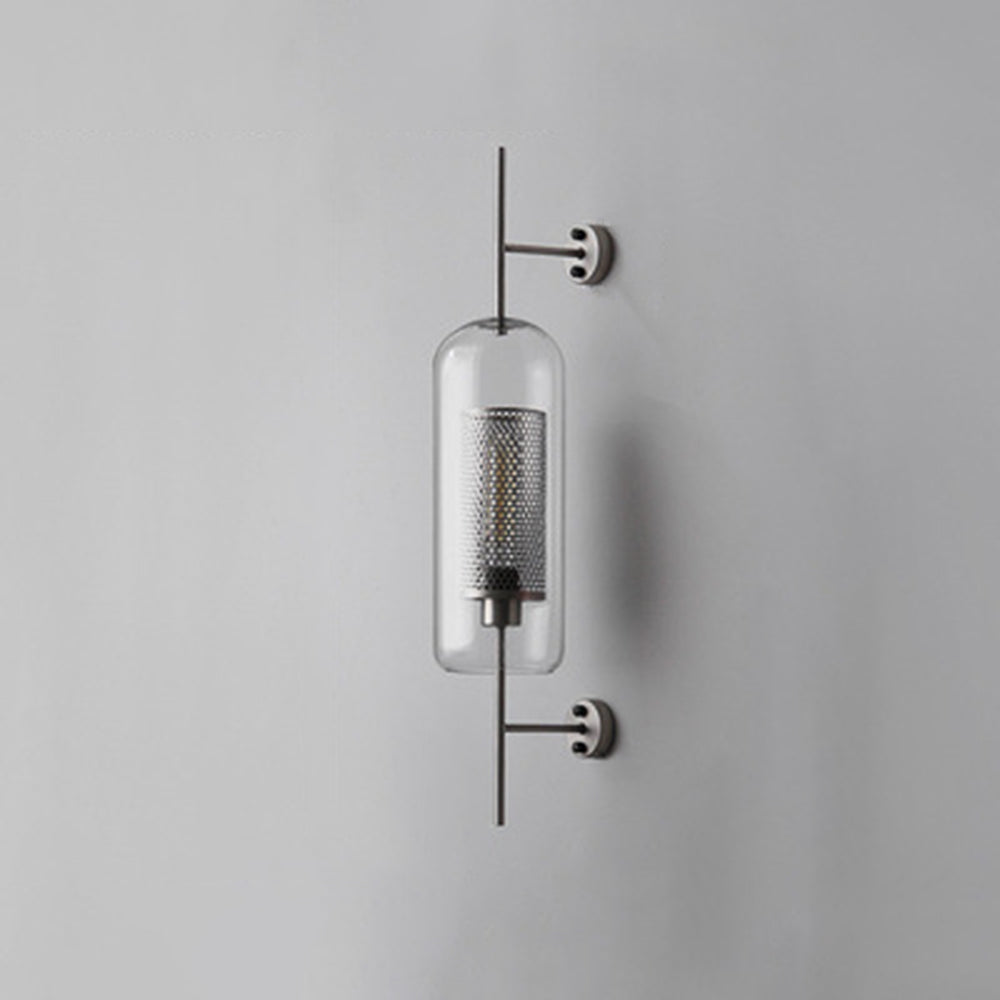 Industriële Geometrische Wandlamp van Glas en Metaal met LED Verlichting voor Binnengebruik 11