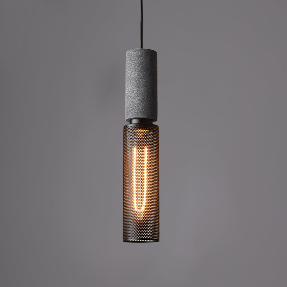 Industriele Hanglamp van Beton en Metaal – Perfecte Woonkamer Lamp voor Eettafel en Eetkamer 0