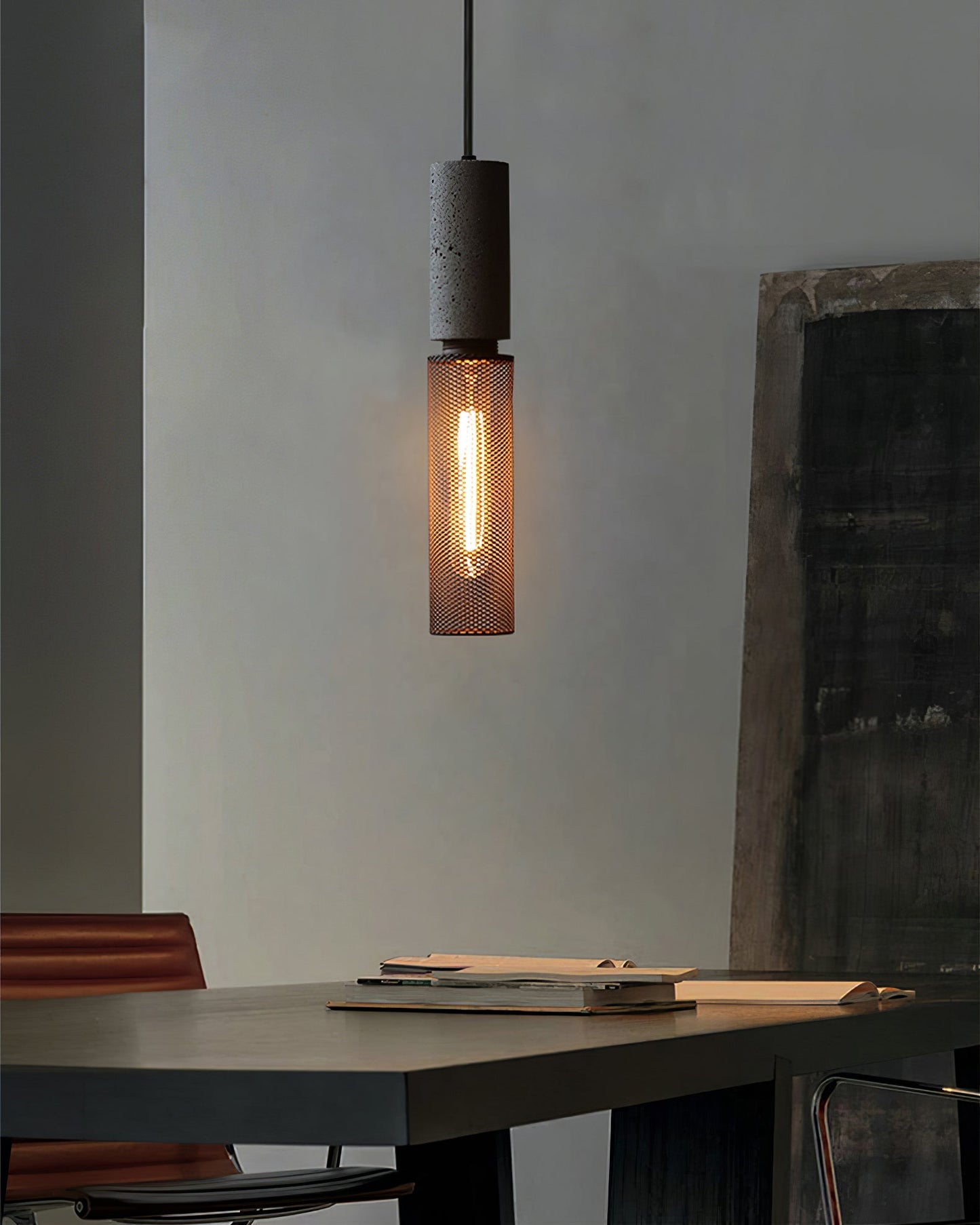 Industriele Hanglamp van Beton en Metaal – Perfecte Woonkamer Lamp voor Eettafel en Eetkamer 4