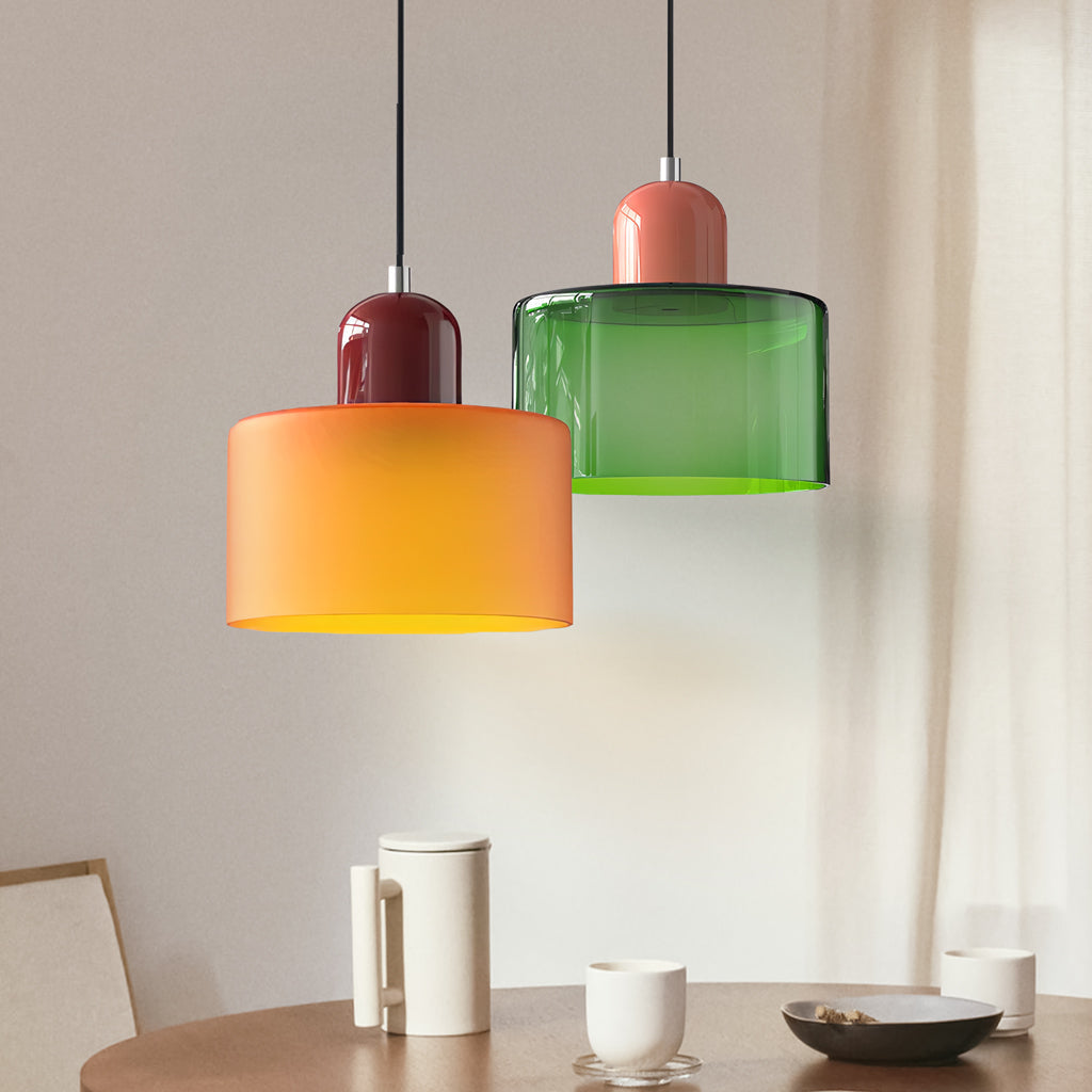 Abstracte Glazen Hanglamp 15 x 17cm