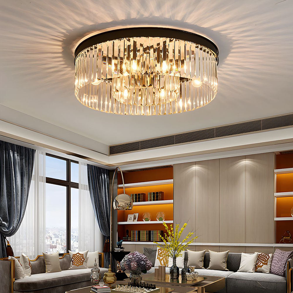 Kristallen Plafondlamp voor Slaapkamer en Woonkamer – E14 Fitting Plafonniere met Luxe Verlichting 3