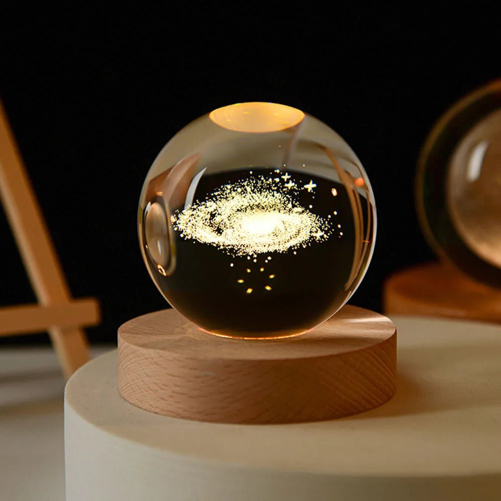 Kristallen Wereldbol – Decoratieve Globe voor Educatieve en Interieurdoeleinden, 30 cm 0