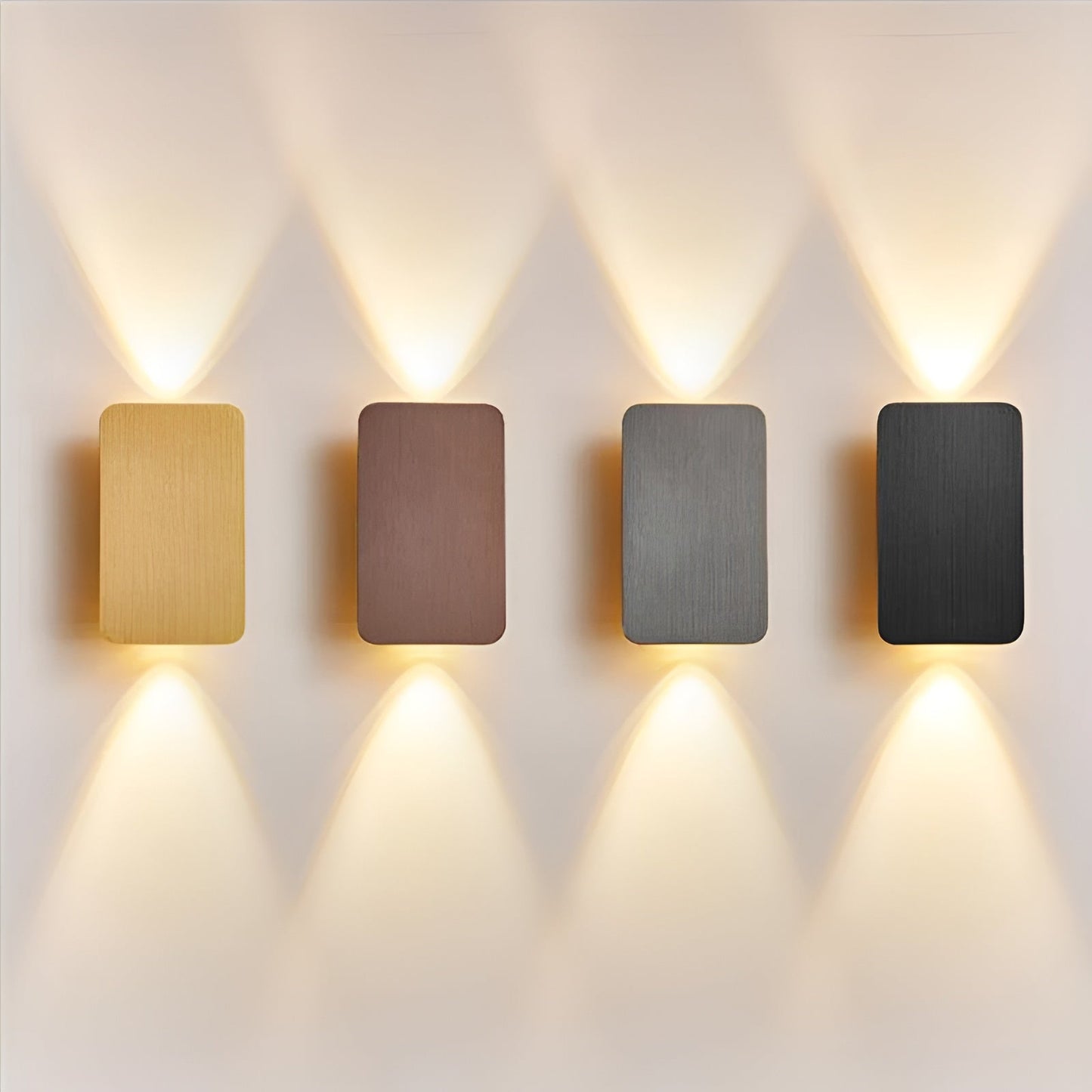 LED Wandlamp Rectangular van Aluminium voor Binnengebruik – Warm Wit Muurlamp voor Gang en Trap 1