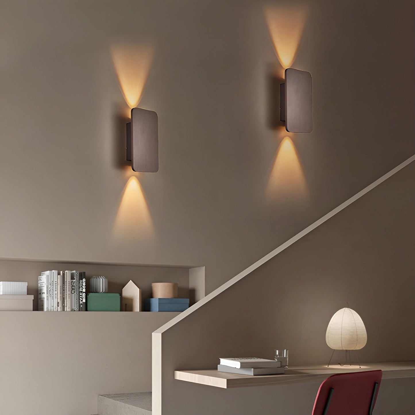 LED Wandlamp Rectangular van Aluminium voor Binnengebruik – Warm Wit Muurlamp voor Gang en Trap 4