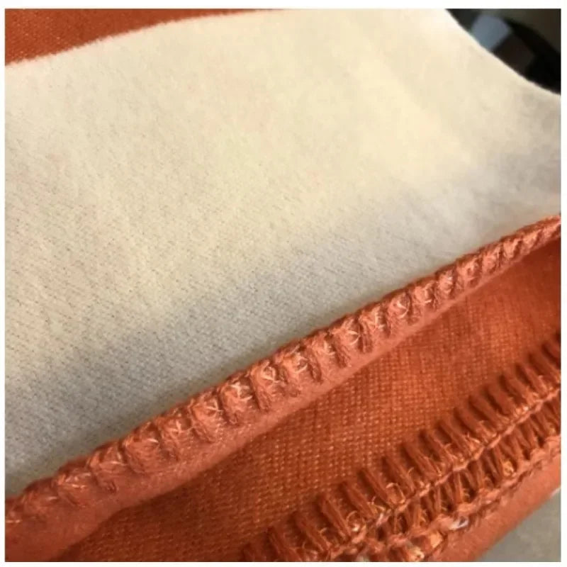 Luxe Dekbedovertrek van 70% Wol en 30% Kasjmier – Elegante Plaid voor Comfort en Warmte 5
