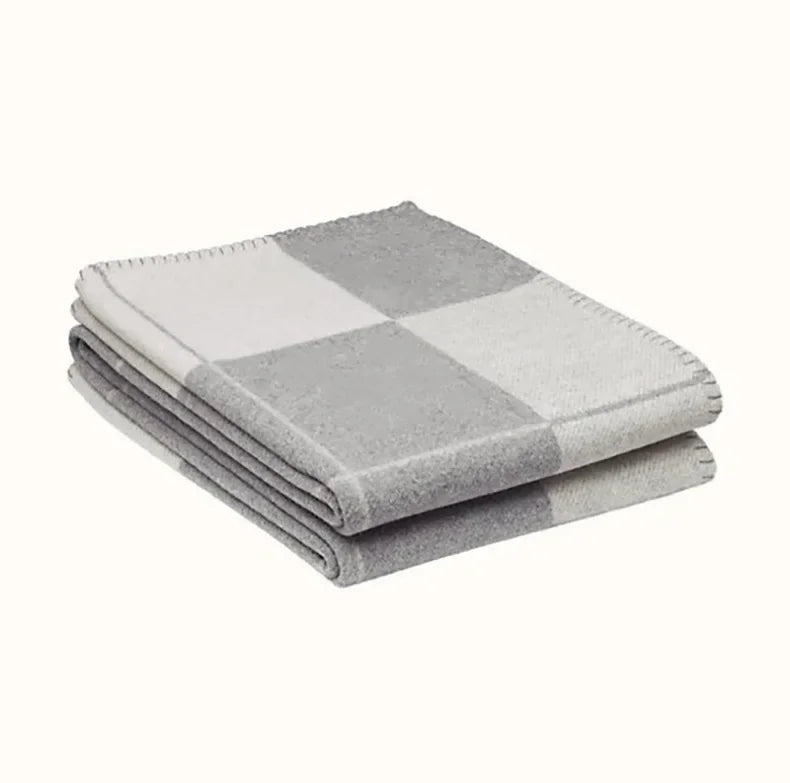 Luxe Dekbedovertrek van 70% Wol en 30% Kasjmier – Elegante Plaid voor Comfort en Warmte 7