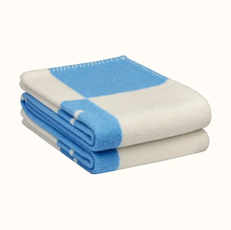Luxe Dekbedovertrek van 70% Wol en 30% Kasjmier – Elegante Plaid voor Comfort en Warmte 8
