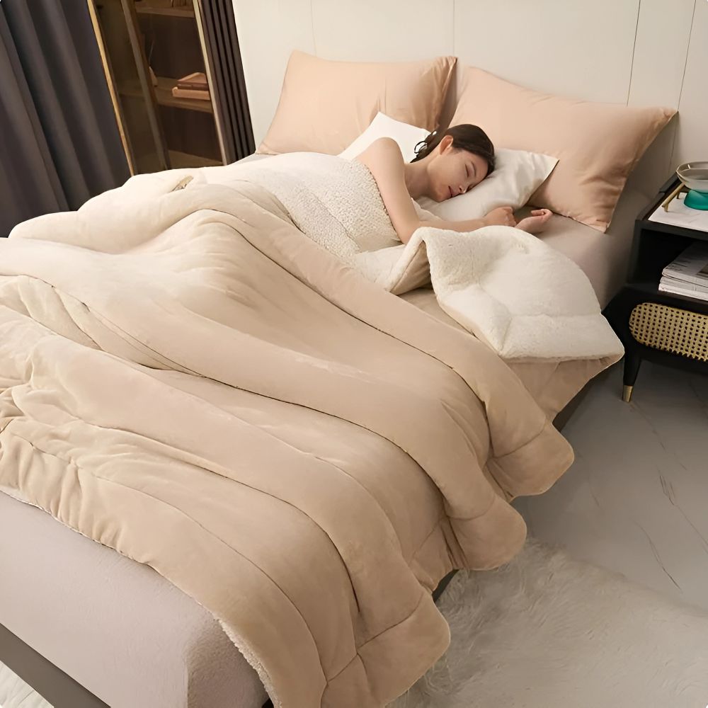 Luxe Fleece Deken 100x120 cm - Zacht en Duurzaam Fluffy Deken voor Woonkamer en Slaapkamer 1