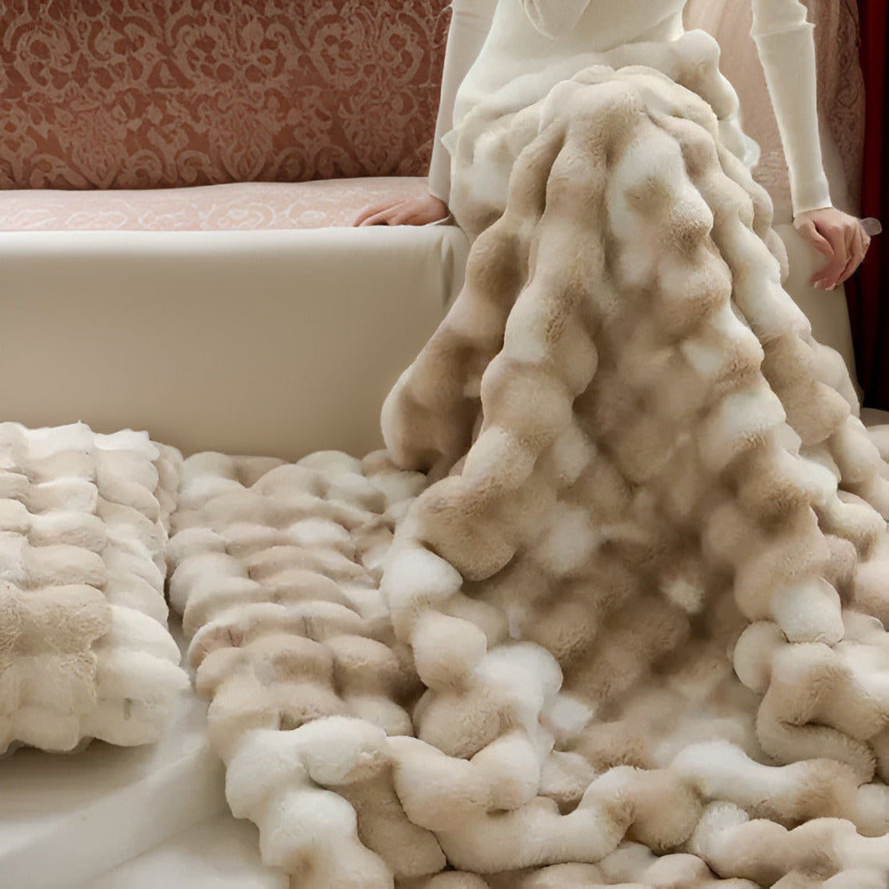 Luxe Fleece Deken 100x160cm – Fluffy Fleece Deken voor Comfort en Warmte Binnen en Buiten 10