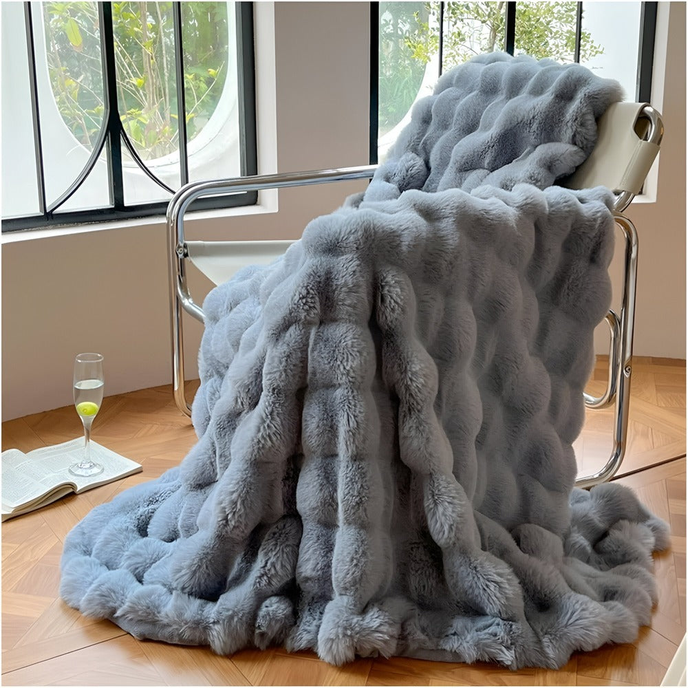 Luxe Fleece Deken 100x160cm – Fluffy Fleece Deken voor Comfort en Warmte Binnen en Buiten 11