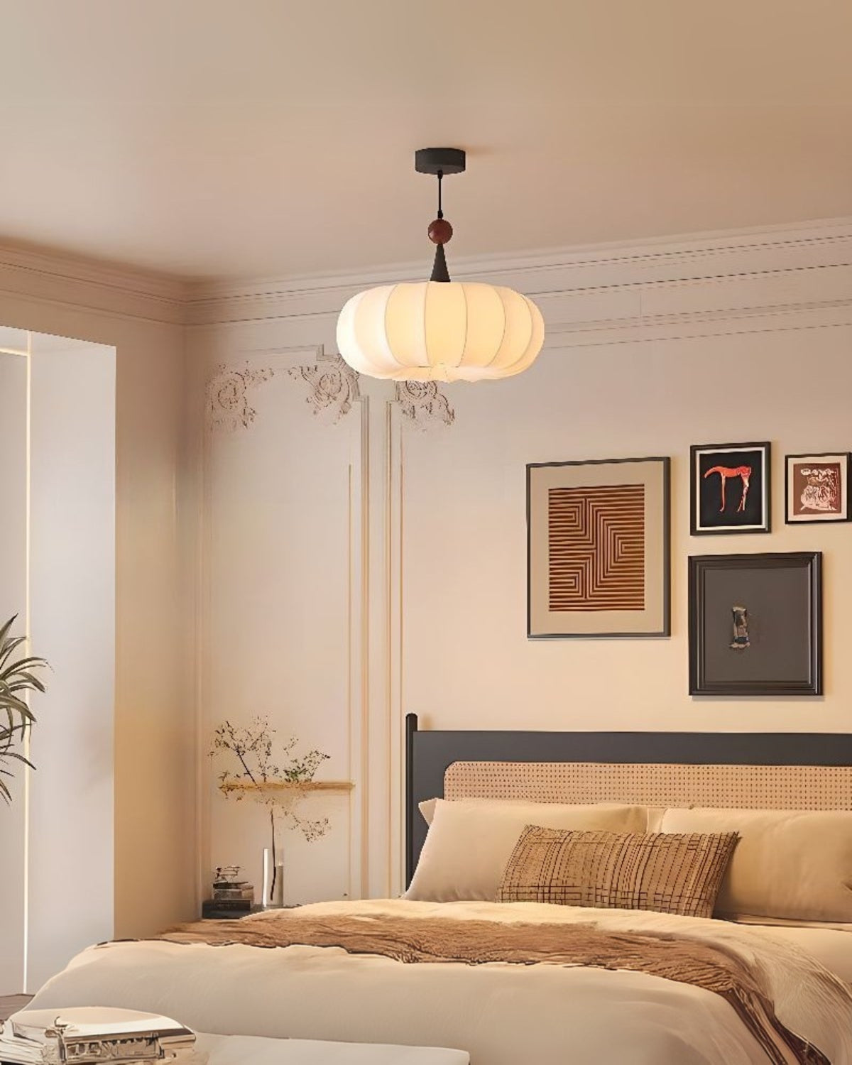 Luxe Hanglamp met Zijde-Lining voor Woonkamer en Eetkamer – Elegante Binnenverlichting 4