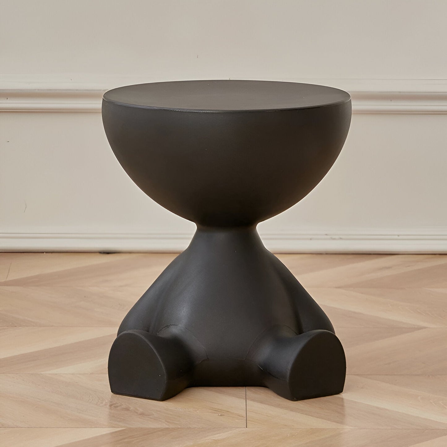 Luxe Ronde Salontafel – Elegante Bijzettafel voor Woonkamer en Stoel 0