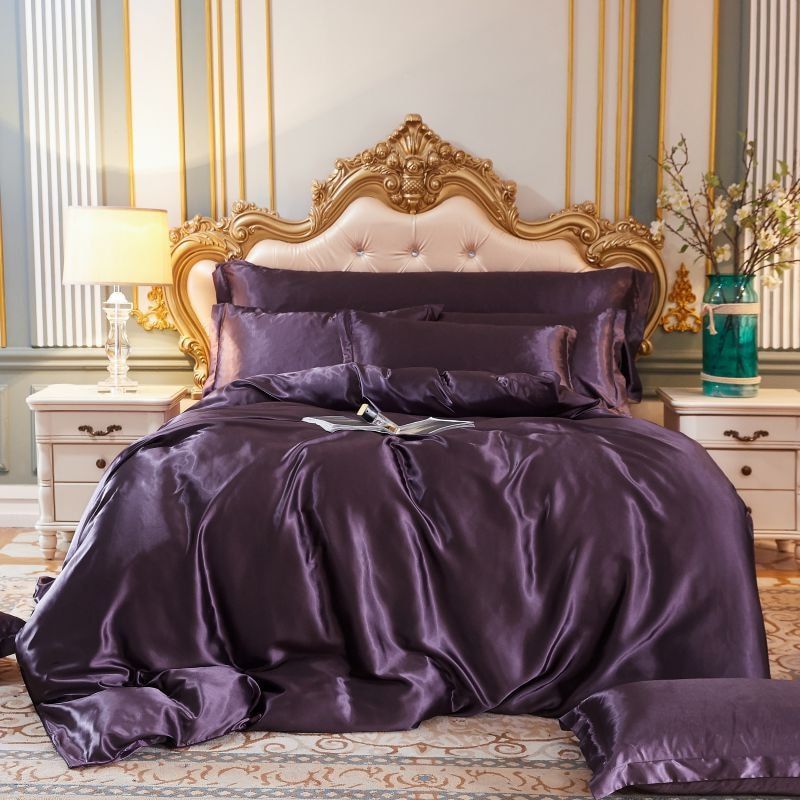 Luxe Satijnen Dekbedovertrek 240x220 cm voor Ultiem Slaapcomfort – Modern Beddengoed Set 12