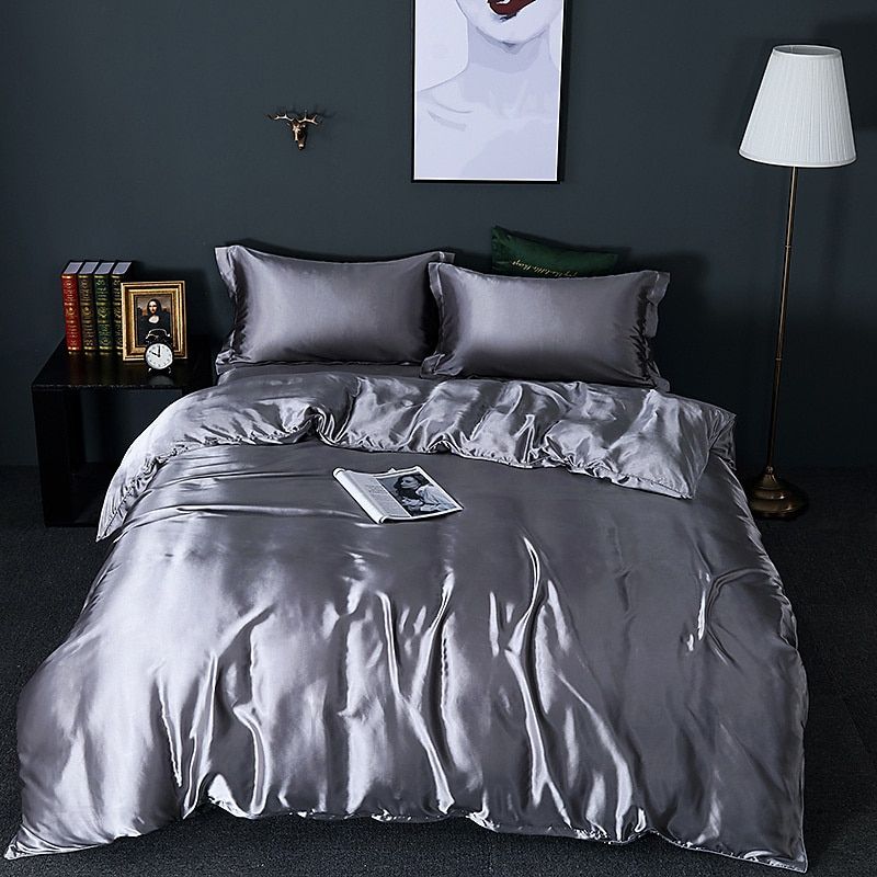 Luxe Satijnen Dekbedovertrek 240x220 cm voor Ultiem Slaapcomfort – Modern Beddengoed Set 4