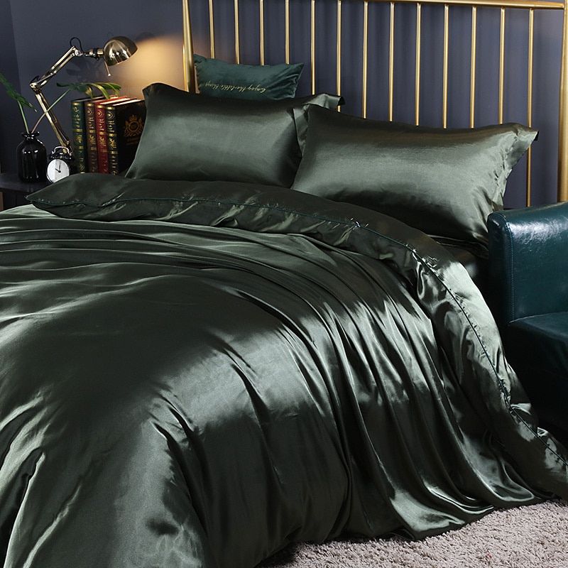 Luxe Satijnen Dekbedovertrek 240x220 cm voor Ultiem Slaapcomfort – Modern Beddengoed Set 5